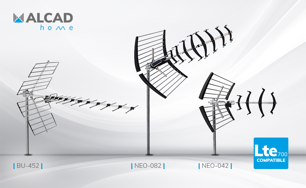 ALCAD terrestrial antennas with LTE700 rejection filter – save costs, speed up your installation and improve eco-efficiency